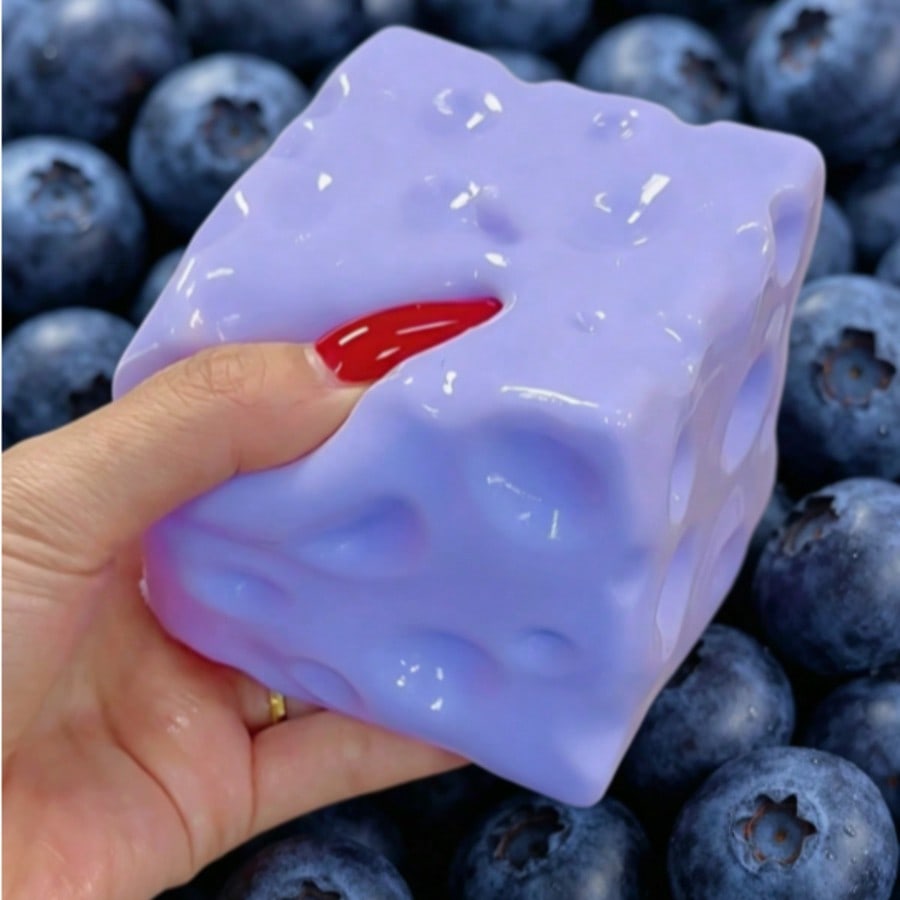 Party Games Game - New Blueberry Cheese Cake Squishy Toy