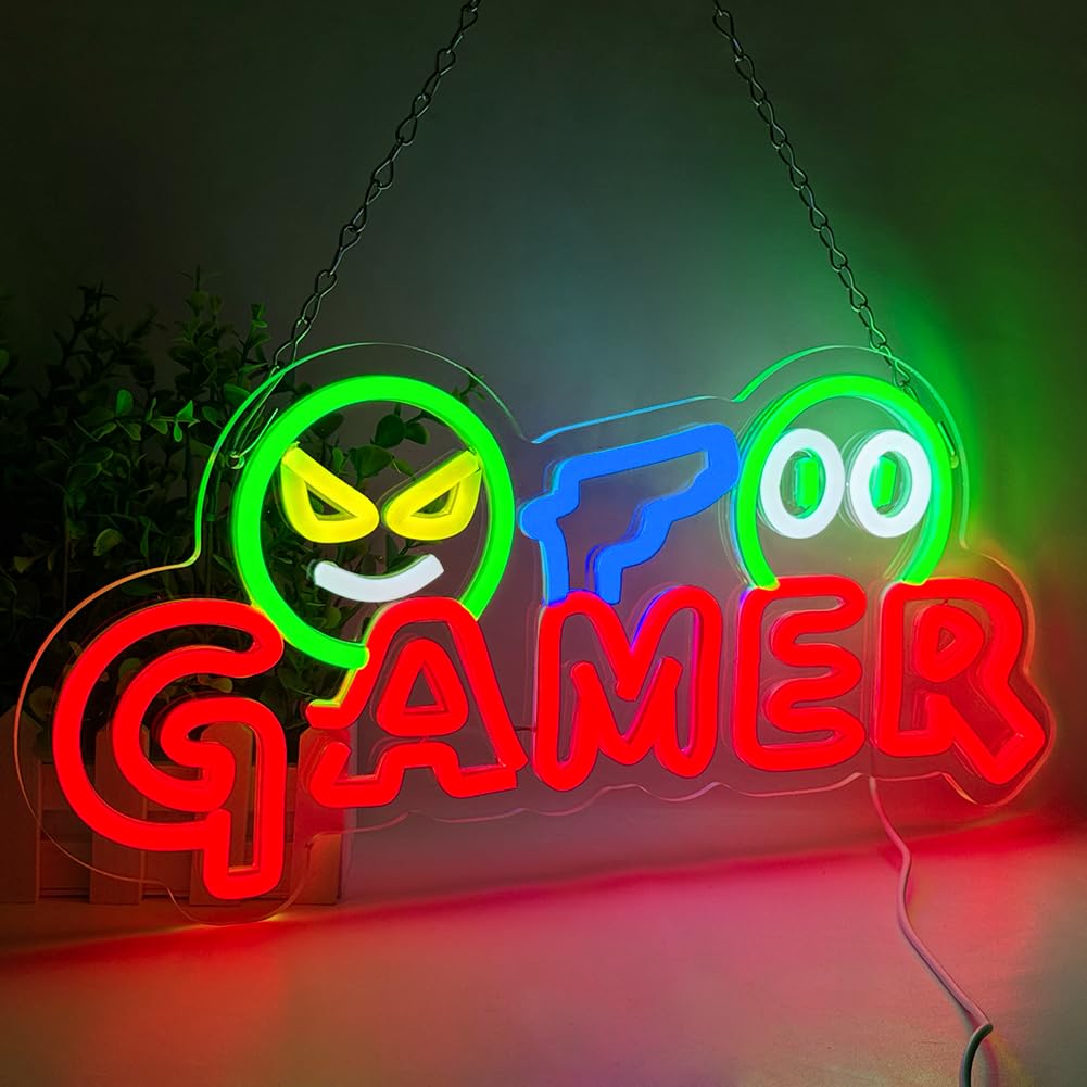 Party Games Graduation - Gamer Neon Sign LED Wall Light