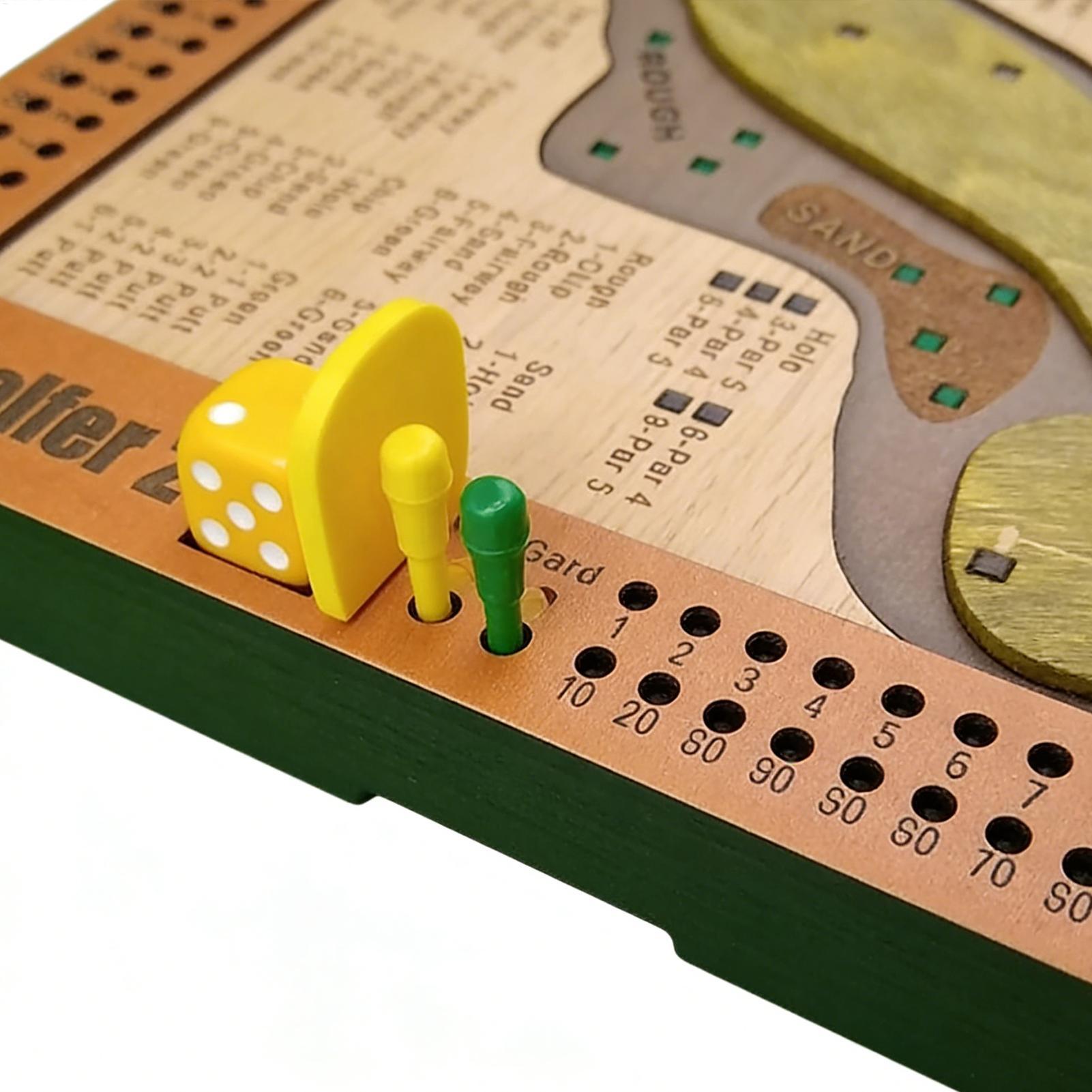 Golf Dice Game Wooden Challeng - Party Games Golf review and price