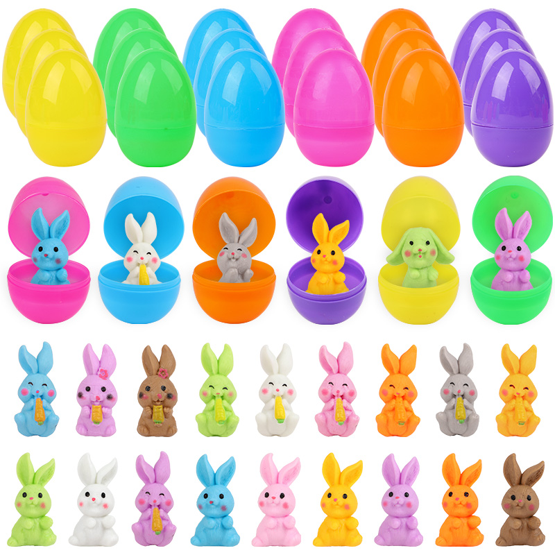 24Pcs Easter Egg With Rabbit F - Party Games Egg review and price