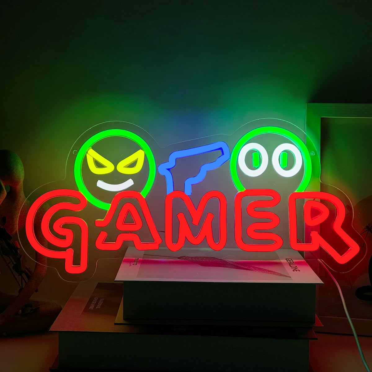 Gamer Neon Sign LED Wall Light - Party Games Graduation review and price