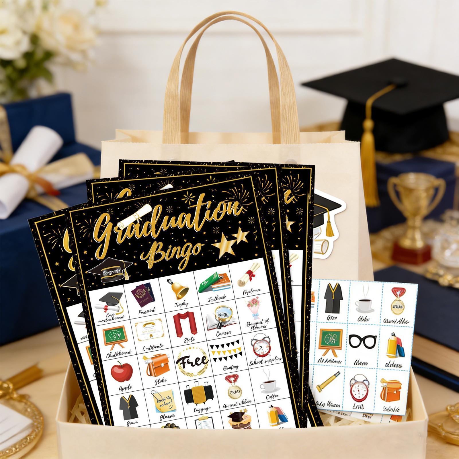 Graduation Bingo Game Cards 24 - Party Games College review and price