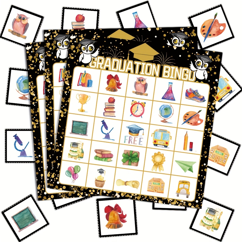 2026 Black Gold Graduation Bin - Party Games College review and price