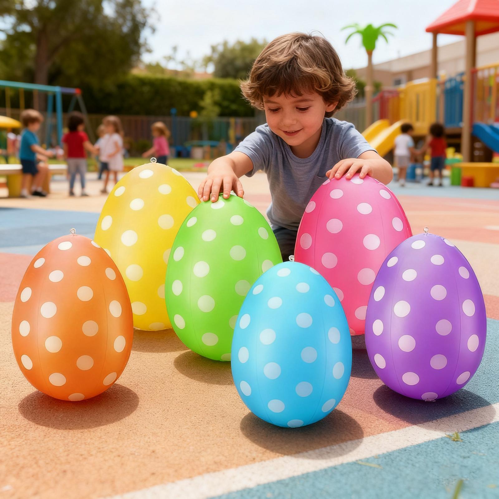 Inflatable Easter Eggs 6Pcs/se - Party Games Egg review and price