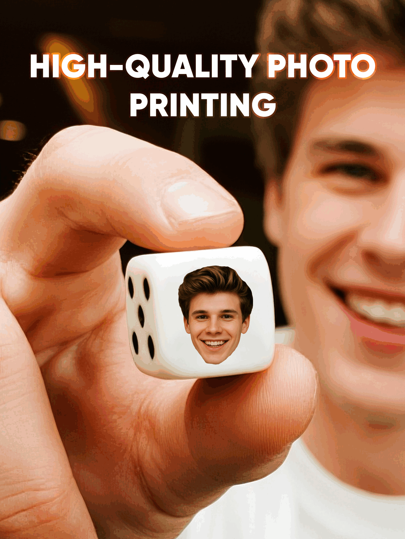Custom Face Dice Personalized  - Party Games Graduation review and price