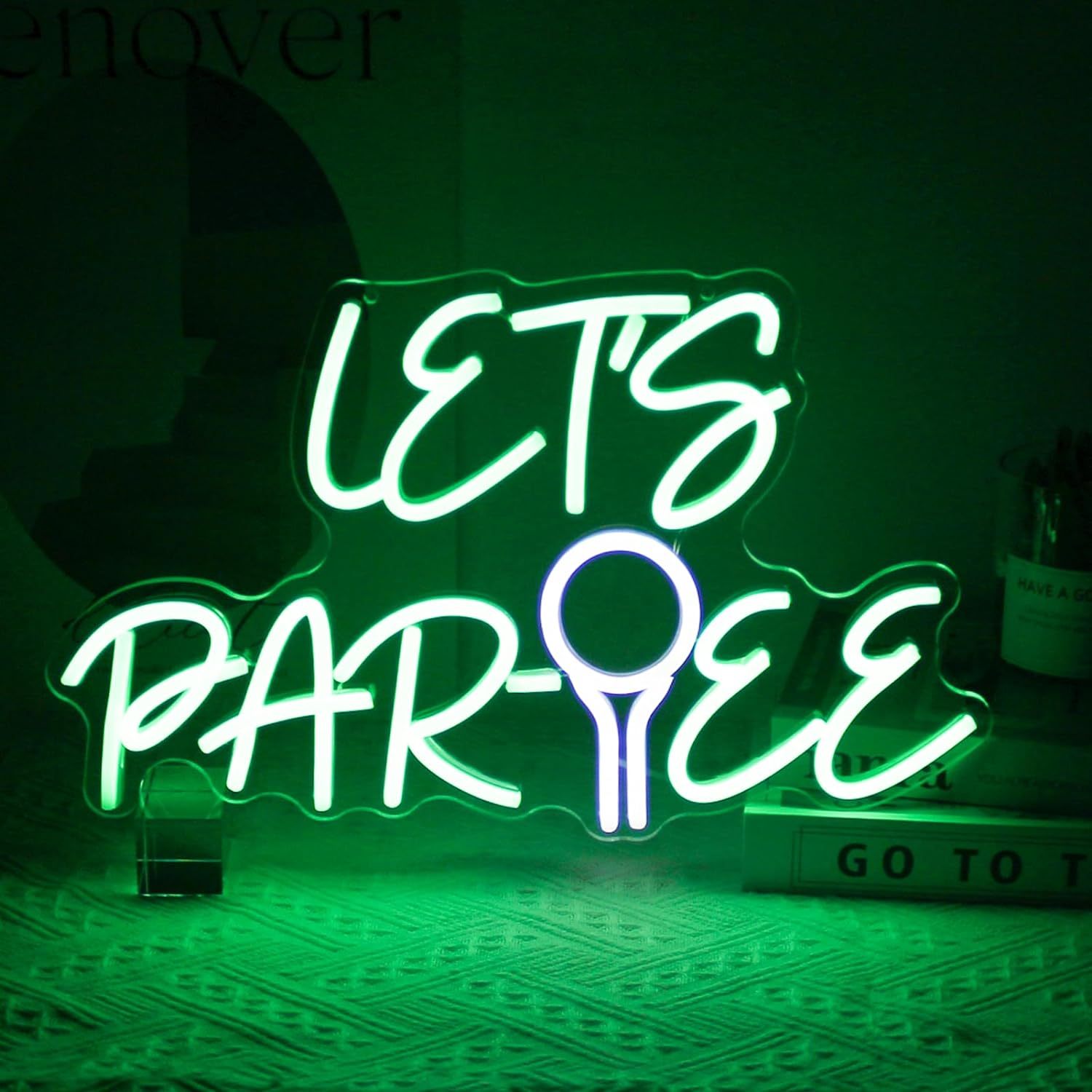 Lets Par Tee LED Neon Sign Gre - Party Games Golf review and price