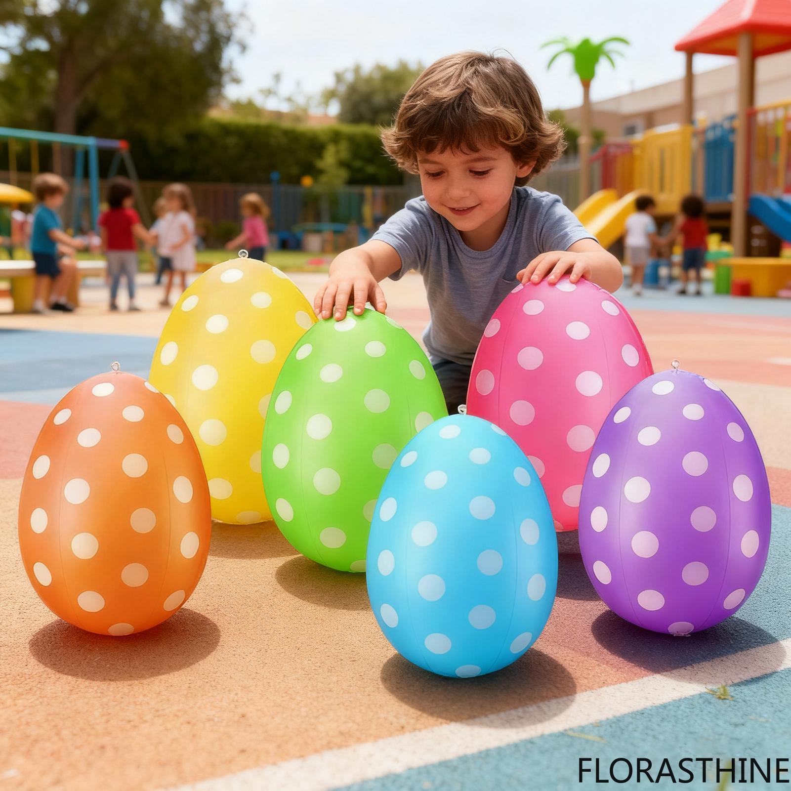 6Pcs Inflatable Easter Eggs /s - Party Games Egg review and price
