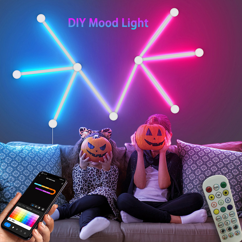 Smart RGB Wall Lamp, Bluetooth - Party Games Switch review and price