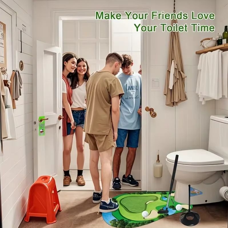 mini toilet golf toy set - fun - Party Games Golf review and price