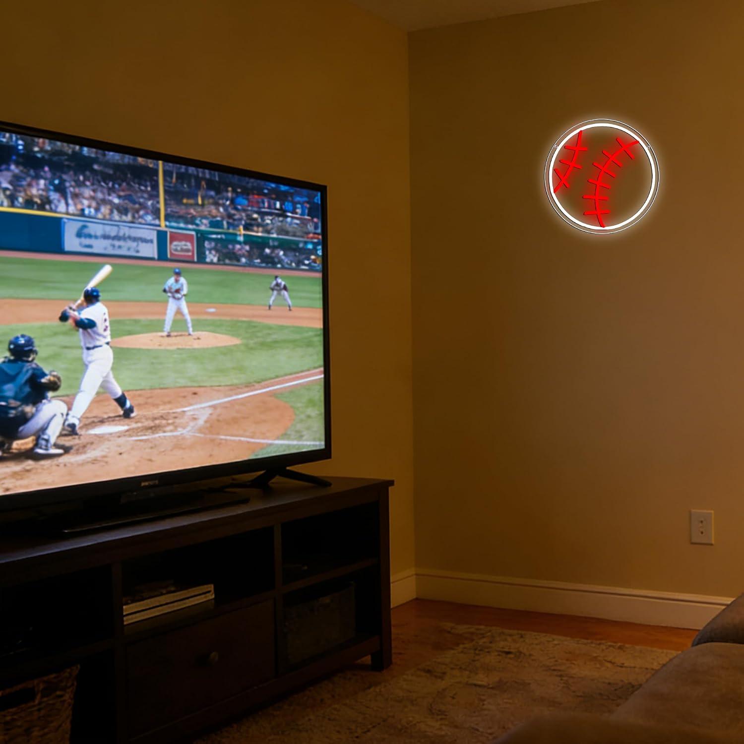 Baseball Neon Sign USB Dimmabl - Party Games College review and price