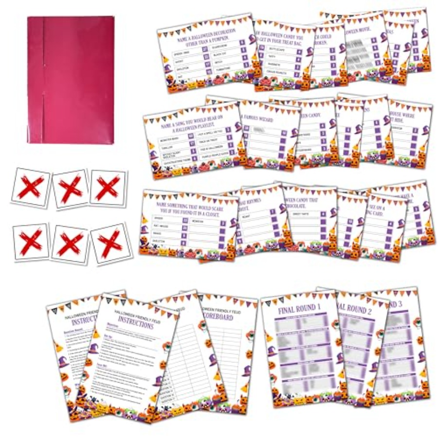 Halloween Friendly Feud Game,  - Party Games Quiz For Adults review and price