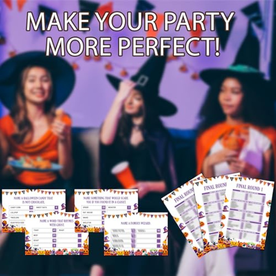 Halloween Friendly Feud Game,  - Party Games Quiz For Adults review and price
