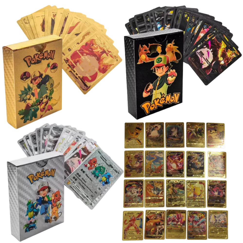 New 55PCS Pokémon Cards Vmax G - Party Games In Spanish review and price