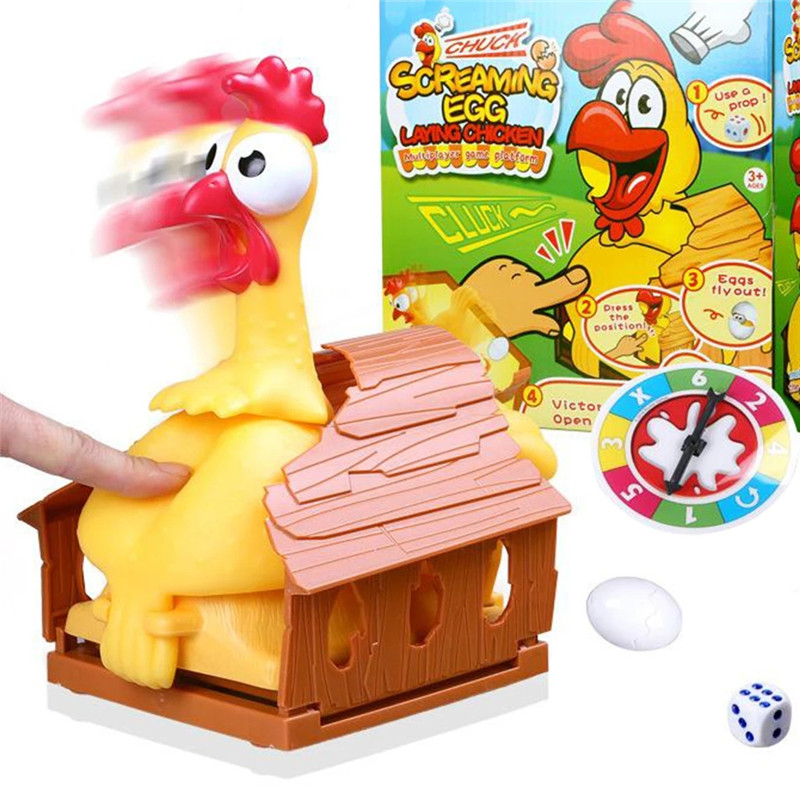 Funny Lucky Chicken Laying Egg - Party Games Egg review and price