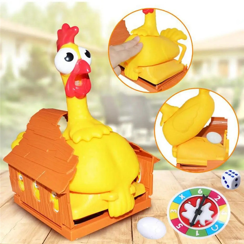 Funny Lucky Chicken Laying Egg - Party Games Egg review and price