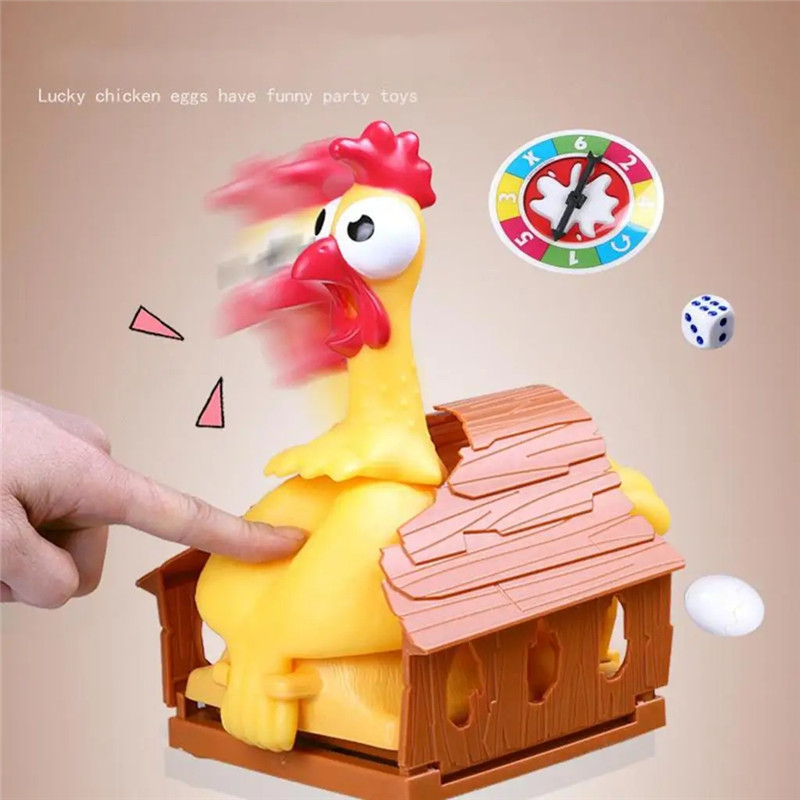 Funny Lucky Chicken Laying Egg - Party Games Egg review and price