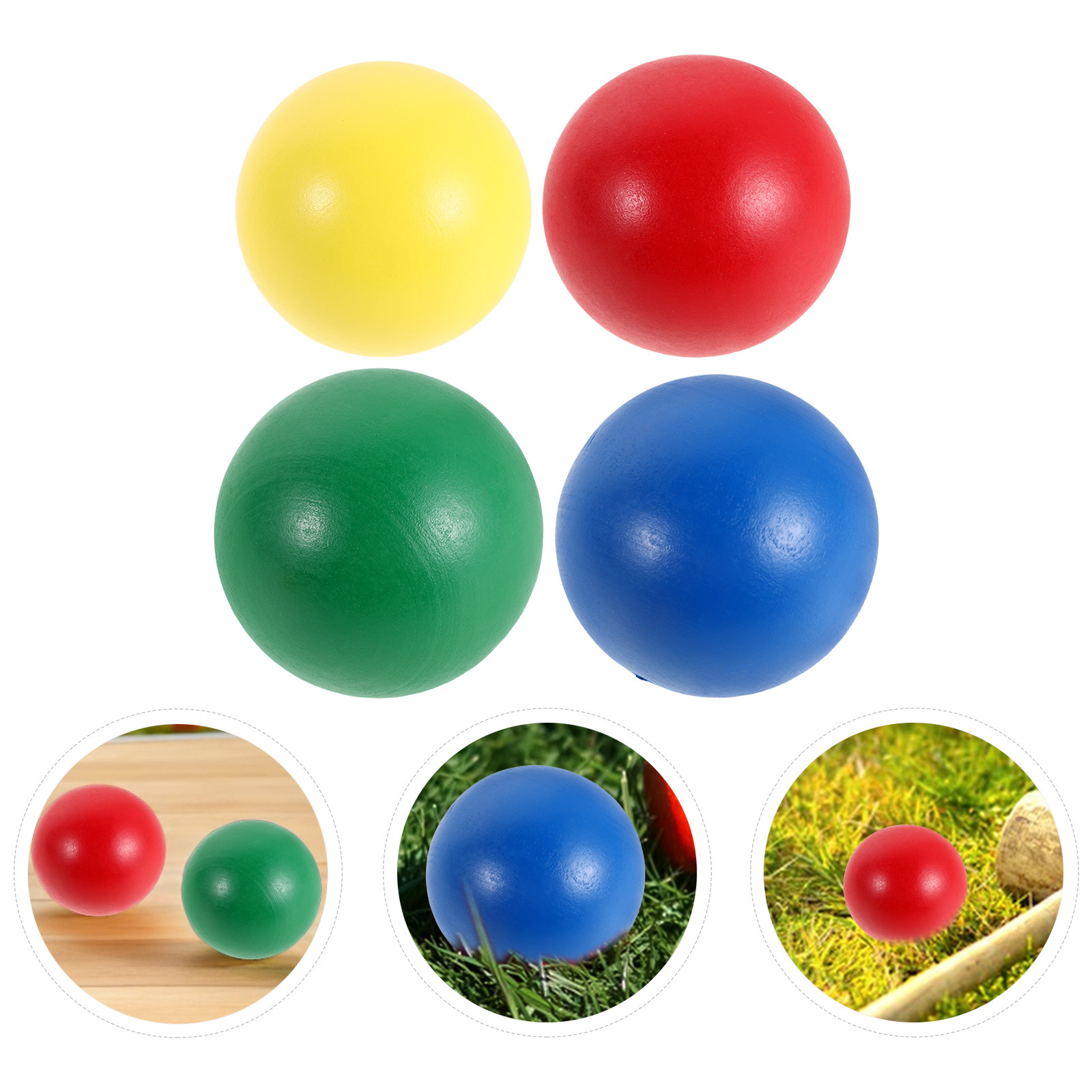 4Pcs Standard Croquet Balls 4. - Croquet Set Lawn review and price