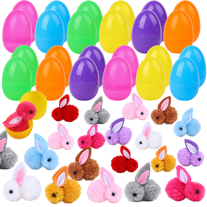24Pcs Cute Easter Egg with Rab - Party Games Egg review and price