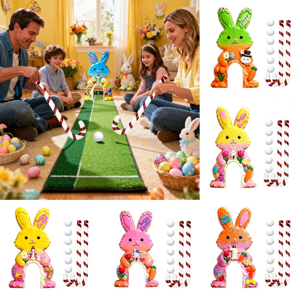Family Golf Game Easter Bunny  - Party Games Golf review and price