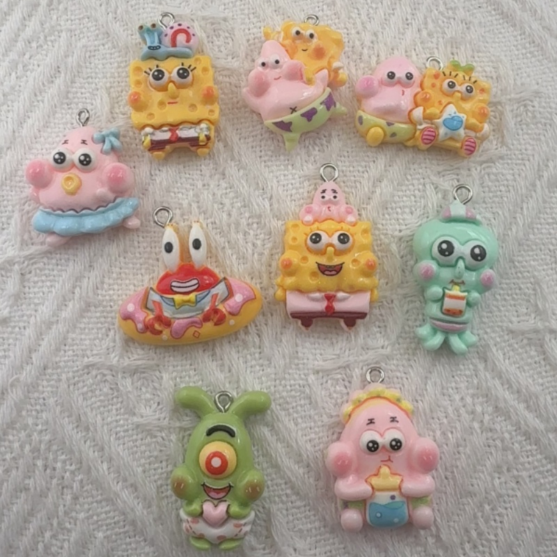 10pcs cartoon resin pendant, D - Party Games Game review and price