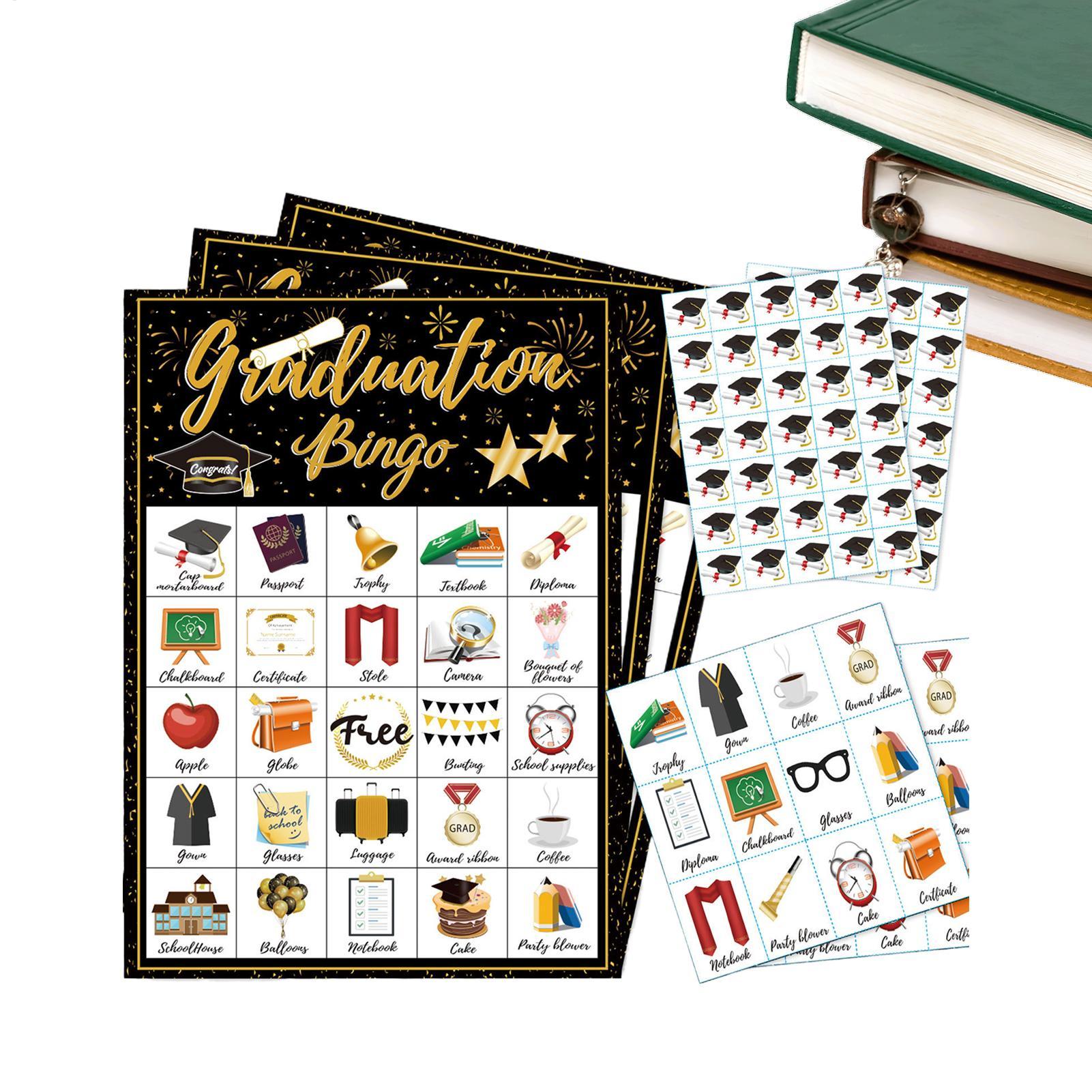 Graduation Party Bingo Cards 2 - Party Games College review and price