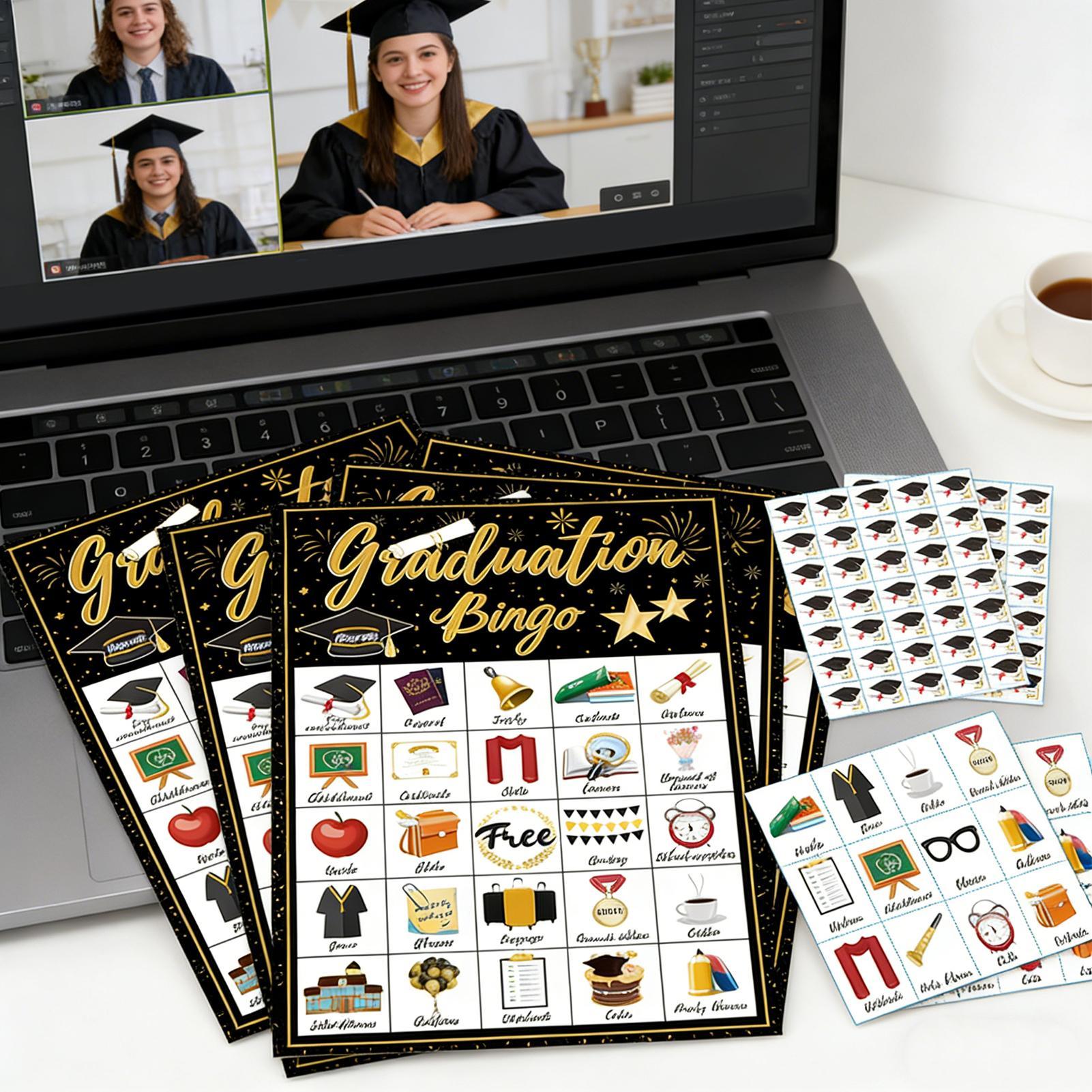 Graduation Party Bingo Cards 2 - Party Games College review and price